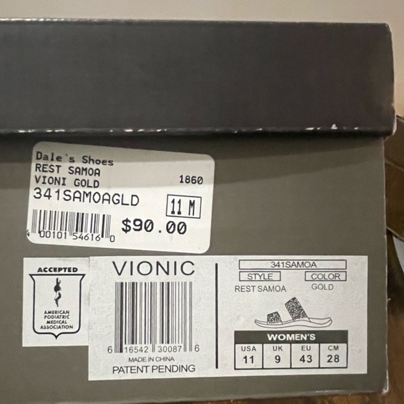 Vionic Gold Rest Somoa sandals - Picture 3 of 11